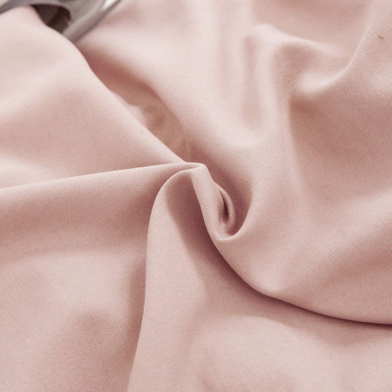 Houseri Pink Comforter Set - Light, Blush & Dusty Pink Bedding for Girls & Women - Queen Size - Image 3